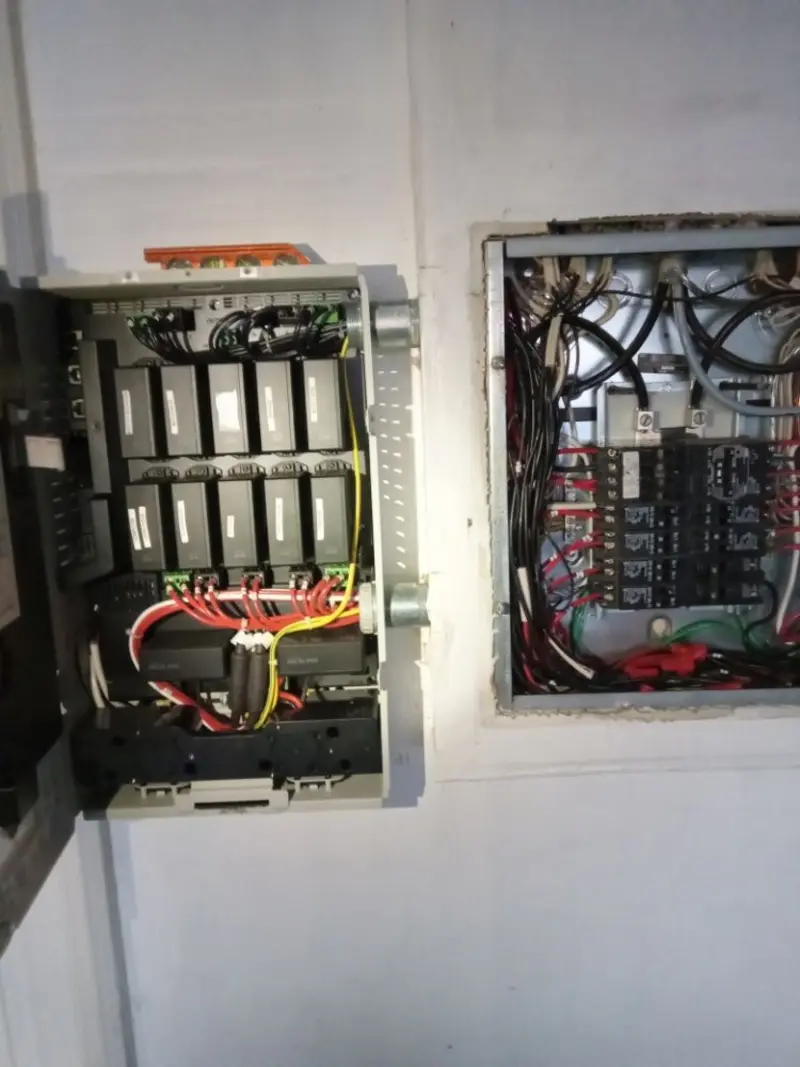Electrical panel upgrade completed for Indoor Lighting Installation in Walker Mill